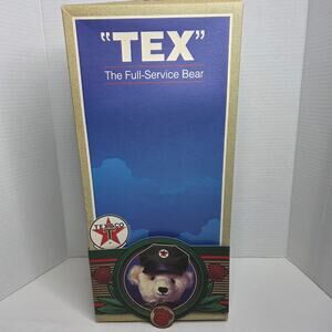 Vintage Texaco Tex The Full Service Bear Plush Collectible